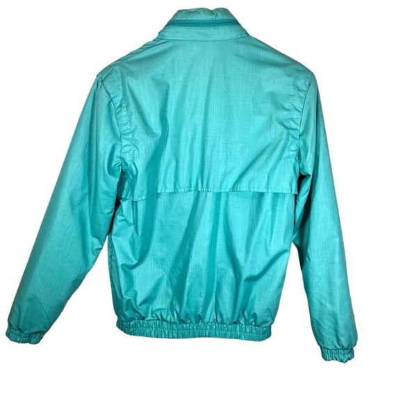 Vintage Unisex Puma Aqua Blue Windbreaker Jacket with Hidden Hood Size Medium - Picture 2 of 11